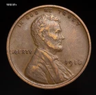 🇺🇸  1918 P Lincoln Wheat Cent Penny AU-Details.  Actual Coin Pictured