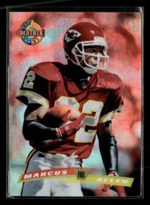 1996 Stadium Club Marcus Allen TSC Matrix #220 Kansas City Chiefs FX3961