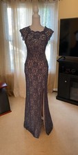 long formal women evening prom dress gown