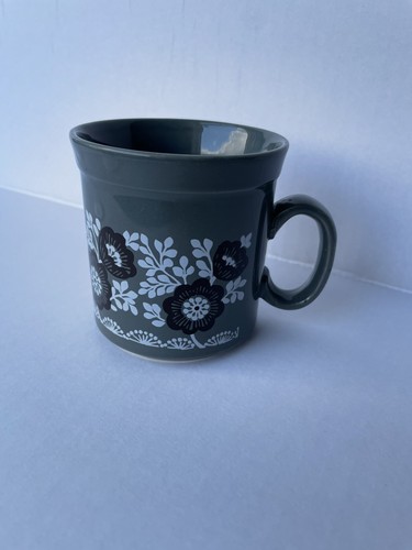 Vintage RARE MARY QUANT GREY FLORAL MUG | Staffordshire Made in England VGC - Picture 10 of 11