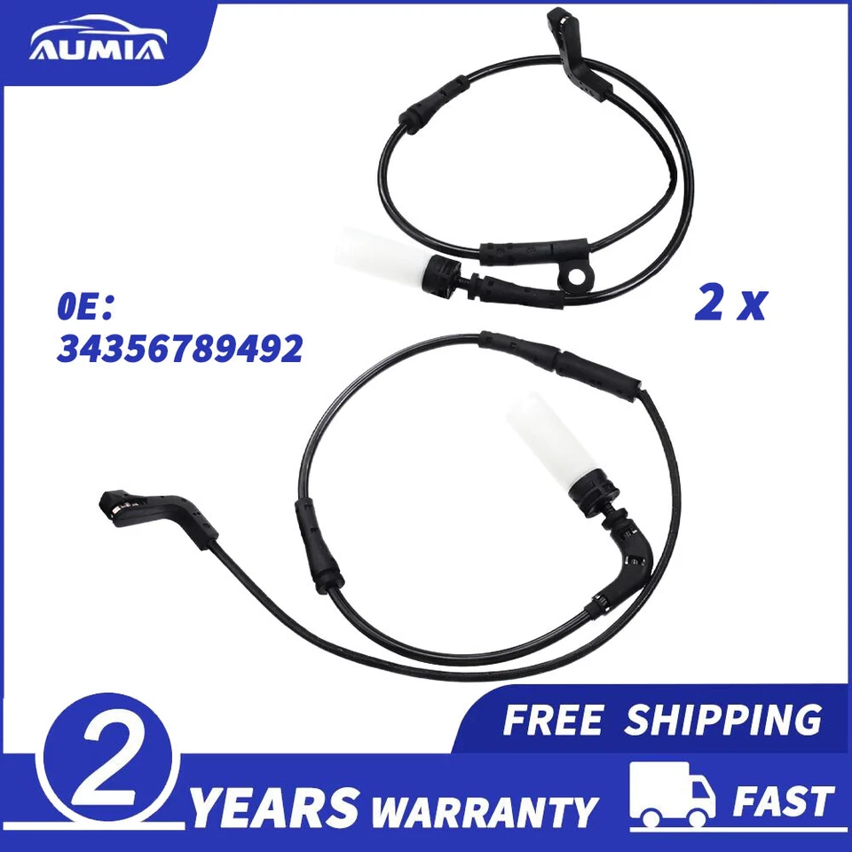 Brake Pad Wear Sensor Front Rear 34356789492/93 For BMW 528i 535i 550i 650i M5 Foto 3 de 4