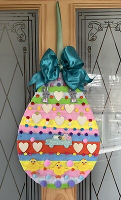 Handgefertigter Tür-/Wandbehang Ostern 