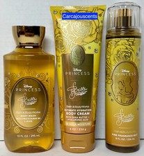 Bath  Body Works Disney Princess Bella Body Wash Cream Fragrance Mist Gift Set
