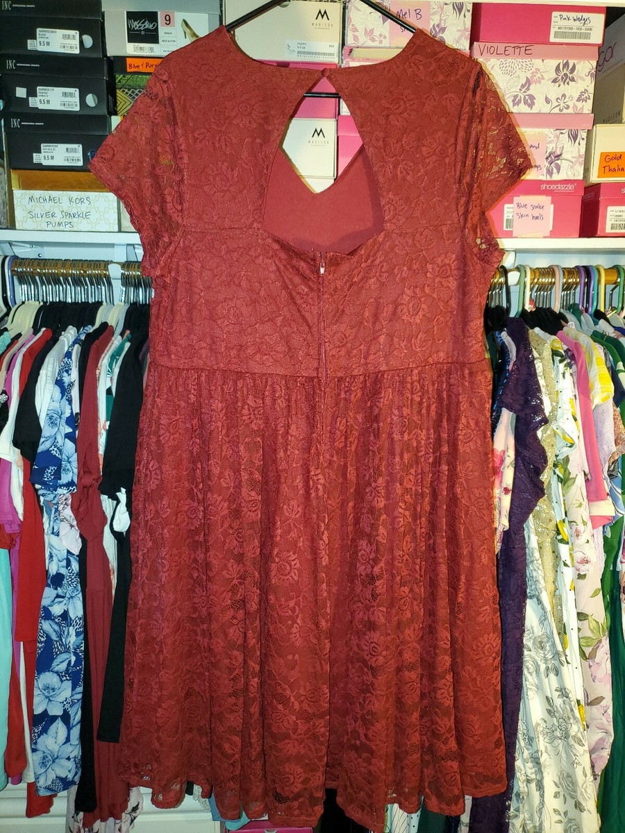 Torrid RED LACE skater DRESS size 18 STRETCHY (see more pictures!) | eBay Torrid RED LACE skater DRESS size 18 STRETCHY (see more pictures!) | eBay