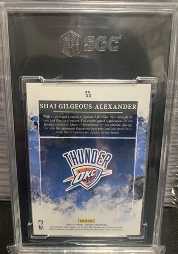 Shai Gilgeous-Alexander 2020-21 Panini Origins Red #33 Graded SGC 9.5 - Bild 2 von 2