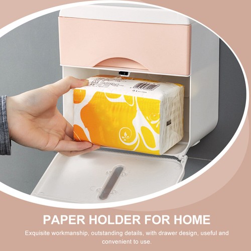 Badezimmer Aufbewahrungsbox Hotel Papierhalter ohne Stanzen Seidenboxen - Bild 9 von 12