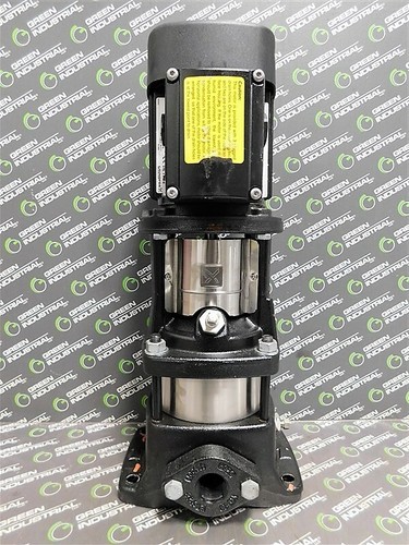 NEW Grundfos CR1S-5 B-B-A-E-HQQE Pump ML71AB-2-56C-C Motor 4.84GPM 208/230/460 V - Picture 2 of 10