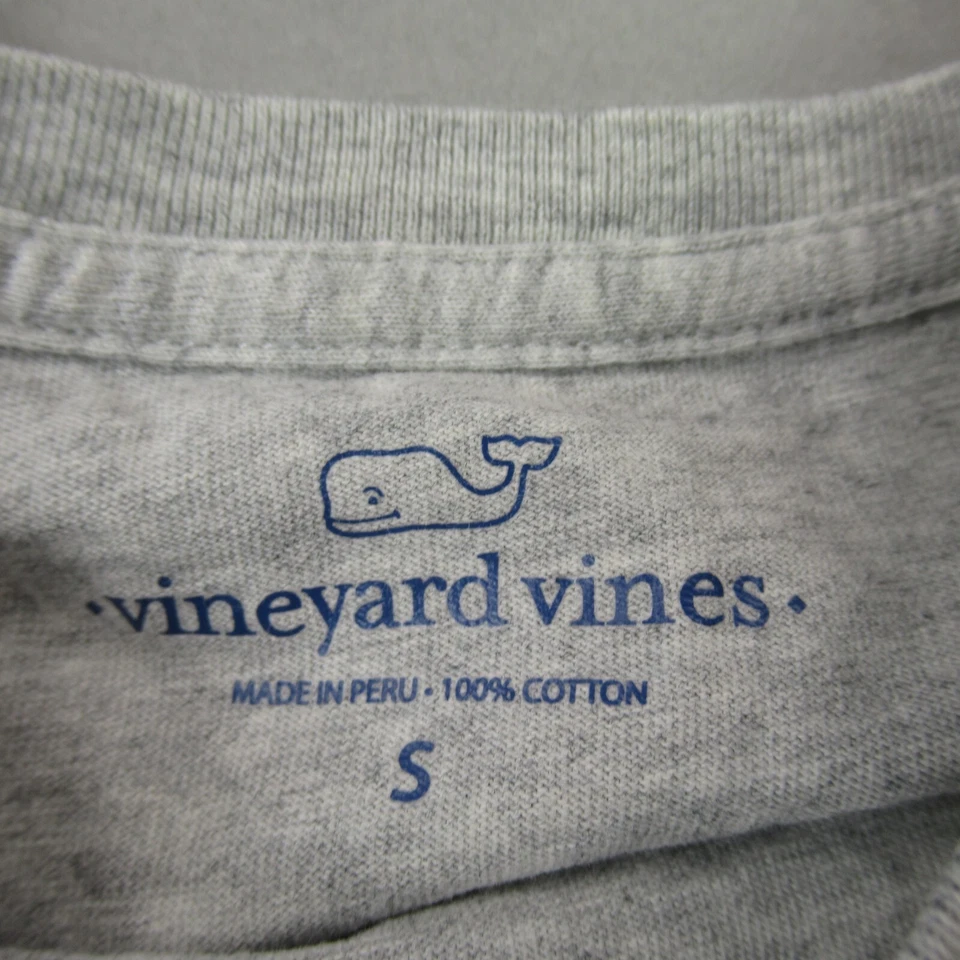 Camisa Vineyard Vines Niñas Pequeña Cuello Redondo Ligera Informal Gris Navidad Foto 3 de 4
