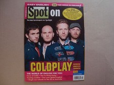 COLDPLAY SPOT ON import cover magazine Chris Martin Guy Berryman Will Champion