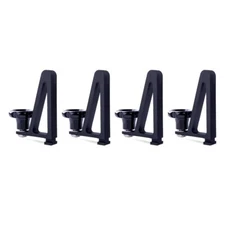 Universal Van Truck Bed Rack Accessories Aluminum Load Stop Kit Set of 4