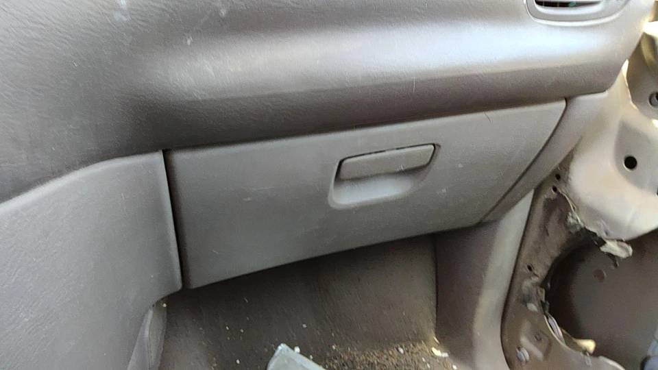 2003 Dodge Caravan Glove Box Assembly Complete Door With Latch Oem Taupe L5 - Image 2 of 4