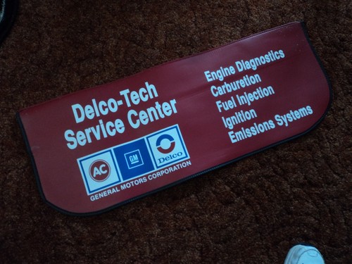 Vintage AC DELCO GM TECH Service Fender Mat, Protector, Cover - Unused Condition