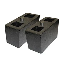 Pro Comp Suspension Universal Tapered Cast Iron 4" Rear Lift Block Set of 2