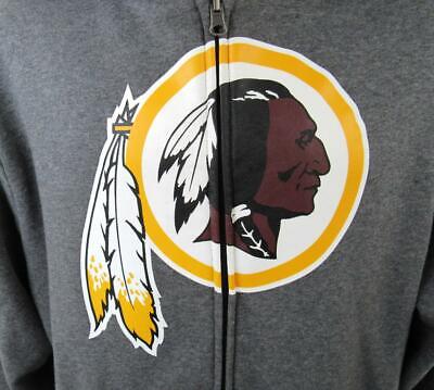 Washington Redskins Men Large Full Zip Hooded Reversible Washington Redskins Men Large Full Zip Hooded Reversible