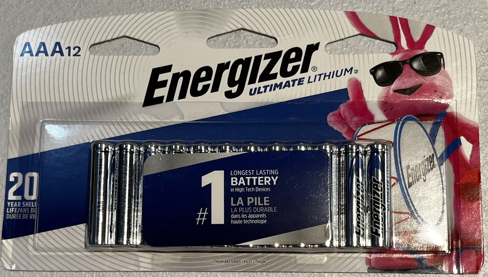 Energizer Ultimate Lithium AAA Batteries Longest Lasting 12-Pack-image