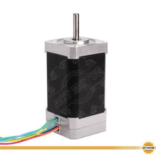 Moteur ACT Nema17 BLDC 42BLF03 4000 tr/min 78 W 79 mm 24 VDC arbre rond φ5 mm 0,188 N.m - Photo 1/5