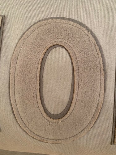 NEW Pottery Barn HOME Applique Knit Lumbar 16x26" Pillow Cover Stone Beige NWT - Picture 4 of 6