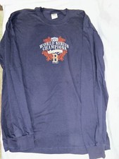 Gildan Men's Genuine Merchandise Blue Boston Red Sox Long Sleeve Shirt Size L