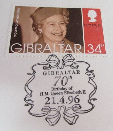 1926-1996 70TH BIRTHDAY HER MAJESTY QUEEN ELIZABETH II £5 CROWN COIN COVER PNC - Picture 4 of 6