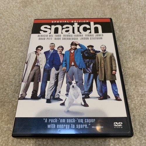 Vinnie Jones Lot of 3 Movie DVD Films Mean Machine Snatch Lock Stock Two Smoking - Picture 10 of 17