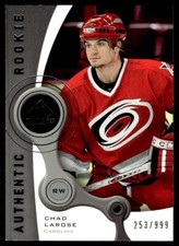 2005-06 SP Game Used Chad Larose Rookie 253/999 Carolina Hurricanes #198