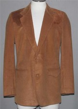 VTG Pioneer Wear Corduroy Suede Yoke Elbows Western Cut 3-Pkt Blazer Mn's 42 