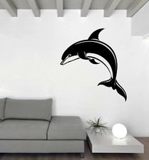 Wall Vinyl Decal Kind Sea Dolphin Animal Sticker Interior Decor n1115