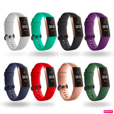 Strap For Fitbit Charge 3 4 Wristband Replacement Smartwatch Silicone Band