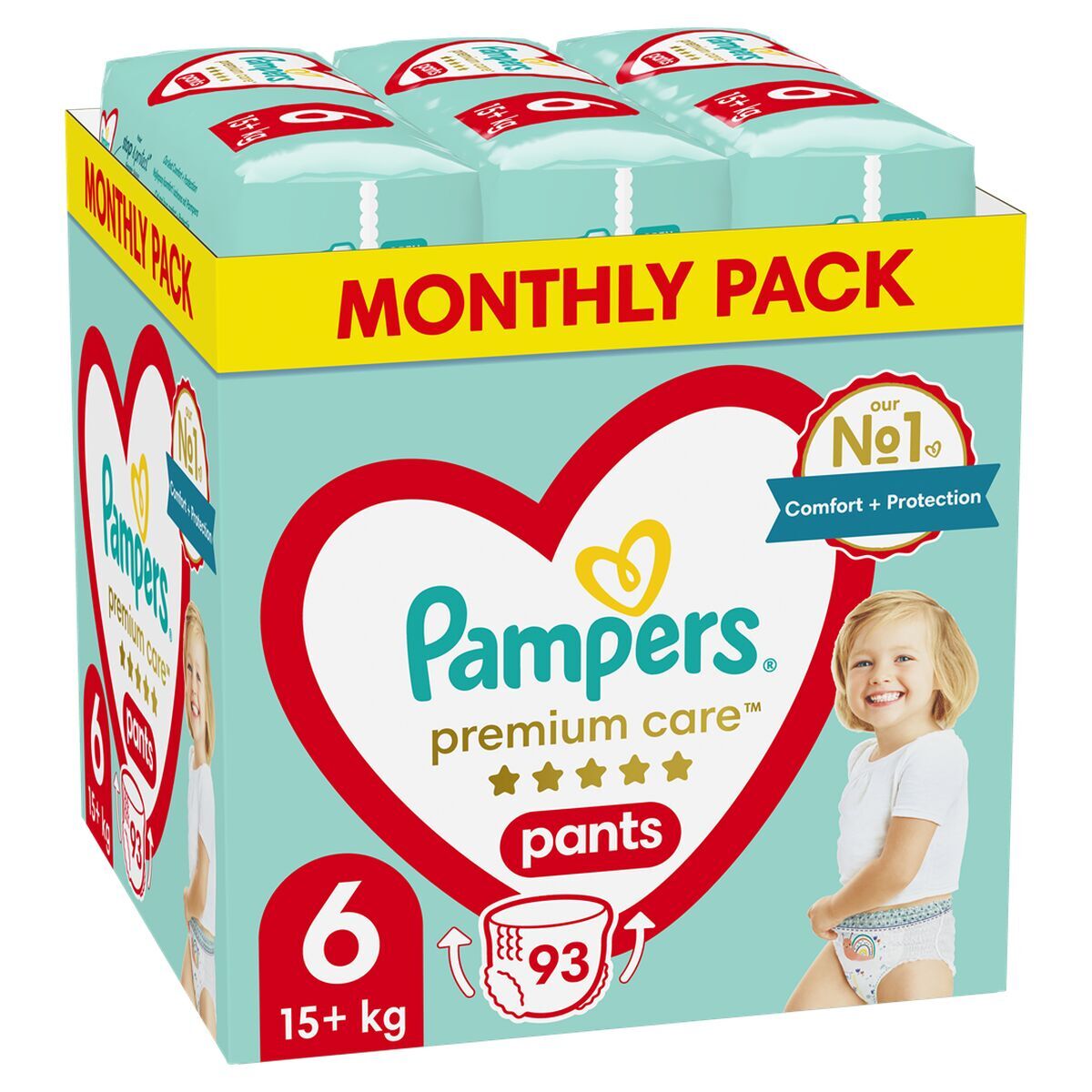 Pannolini usa e getta Pampers Premium 15-25 kg 6 [93 Unità]