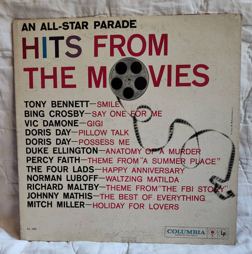 An All-Star Parade HITS FROM THE MOVIES Columbia CL 1421 LP 33rpm Record  - Picture 1 of 4