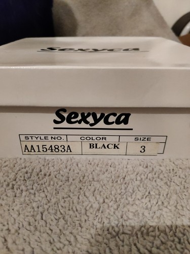 Sexyca Platform High Heels Black Size 3 - Picture 6 of 6