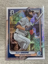 Riley Greene MOJO 2024 Bowman Chrome Mega Mojo Refractor #16 • Detroit Tigers