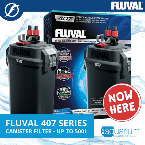 Fluval 407 Canister Filter (up to 500 L) (PF163) 15561104494 eBay