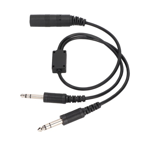 Adaptador de auriculares de aviación HELICÓPTERO enchufe único a GA enchufe doble cabezal general RXN - Imagen 4 de 23