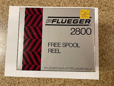 Pflueger 2800 Free Spool Reel Box W/ Key And Parts Only / Plus