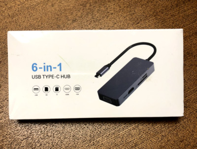 E-CrossStu GmbH 6-in-1 USB Type-C Hub Model  HB101 - LIMITED TIME ONLY! 50% OFF