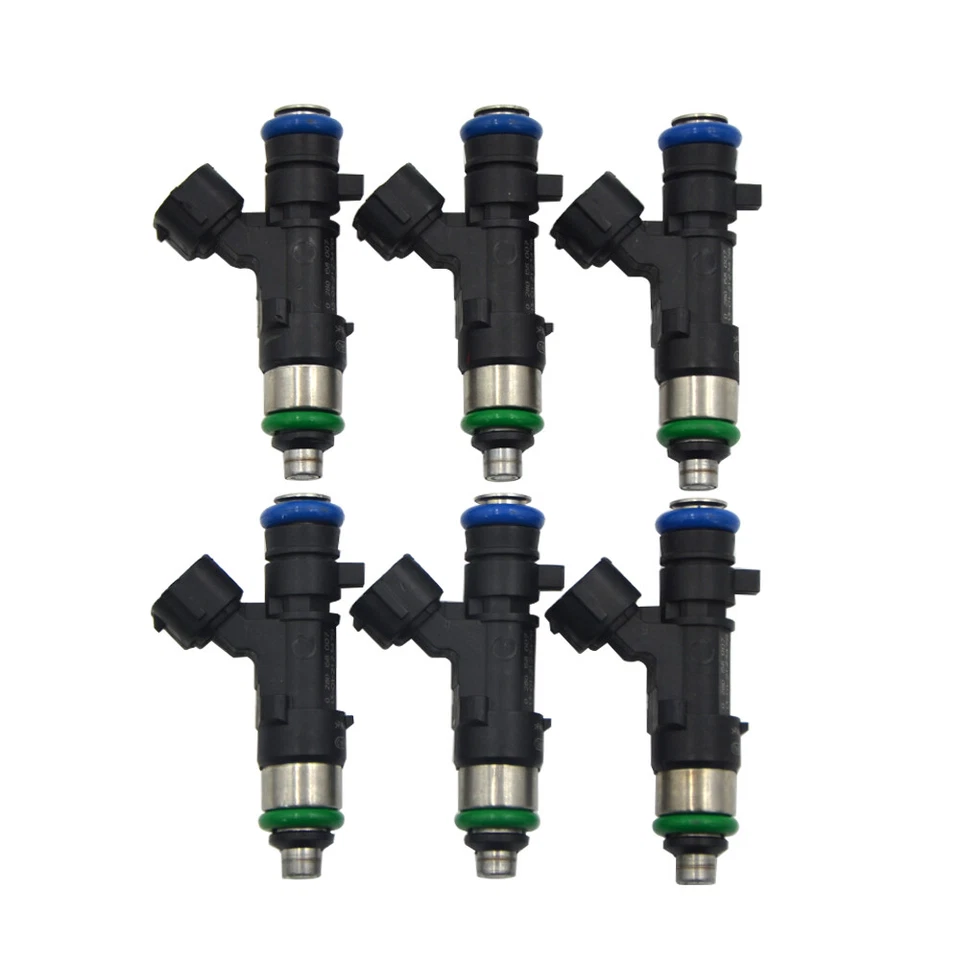 New 6PCS Fuel Injectors For Nissan Frontier Xterra 4.0L 0280158007 - Image 2 of 4