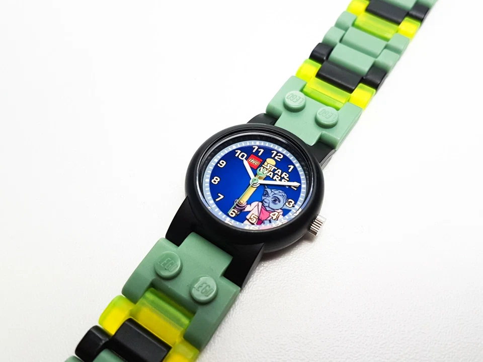 RELOJ PULSERA LEGO WATCH STAR WARS YODA LINK PRIMEROS NIÑOS + INMACULADO + NUEVO BATT + Foto 4 de 4