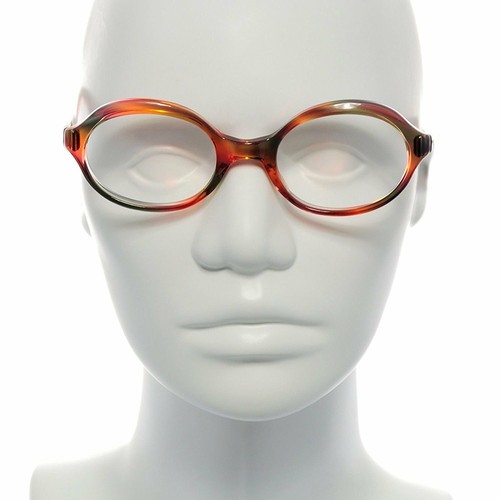 Trans World Eyewear Vintage Eyeglasses Neon Pink Tortoise by L. Evrard 50-22 - Picture 3 of 3