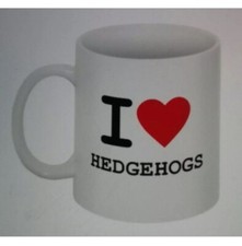 Pricklebums Hedgehog Rescue Promo Mug -  I love Hedgehogs / Logo