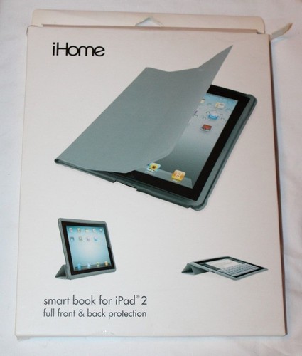 iHome Smart Book Case for iPad 2 Grey Gray IH-IP1103G - Picture 4 of 4