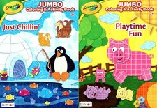 Crayola - Jumbo Coloring  Activity Book - Playtime Fun and Just Chillin
