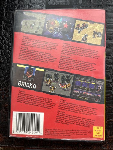 Mutant League Football (Sega Megadrive, 1993) - Scatola originale, manca il manuale - Foto 2 di 5