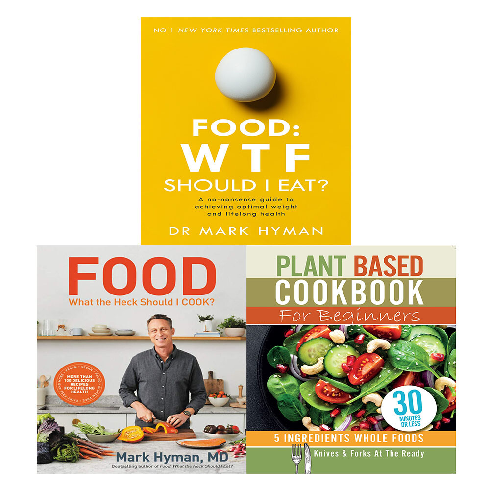 Food WTF Should I Eat,Food: What the Heck,Plant Based 3 Books Collection Set NEW