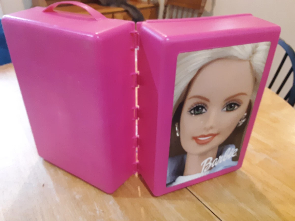 Mattel Barbie Doll Trunk Case Accessory Storage Travel 2000 Clothes USA