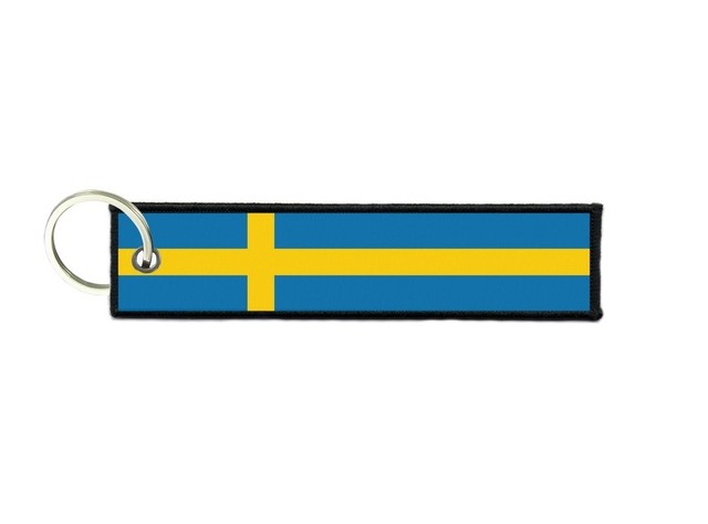 Keychain key ring tags fabric motorcycles car biker cute flag sweden Keychain key ring tags fabric motorcycles car biker cute flag sweden