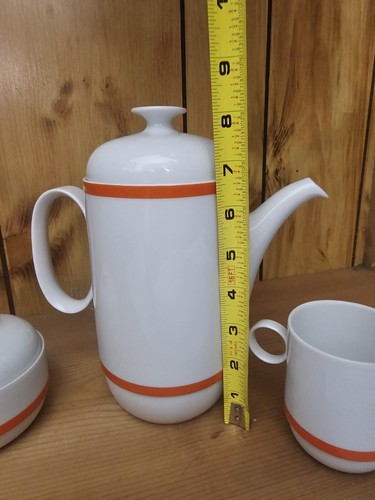 Vintage Rosenthal Coffee Pot, Sugar Bowl And Creamer - Picture 13 of 13