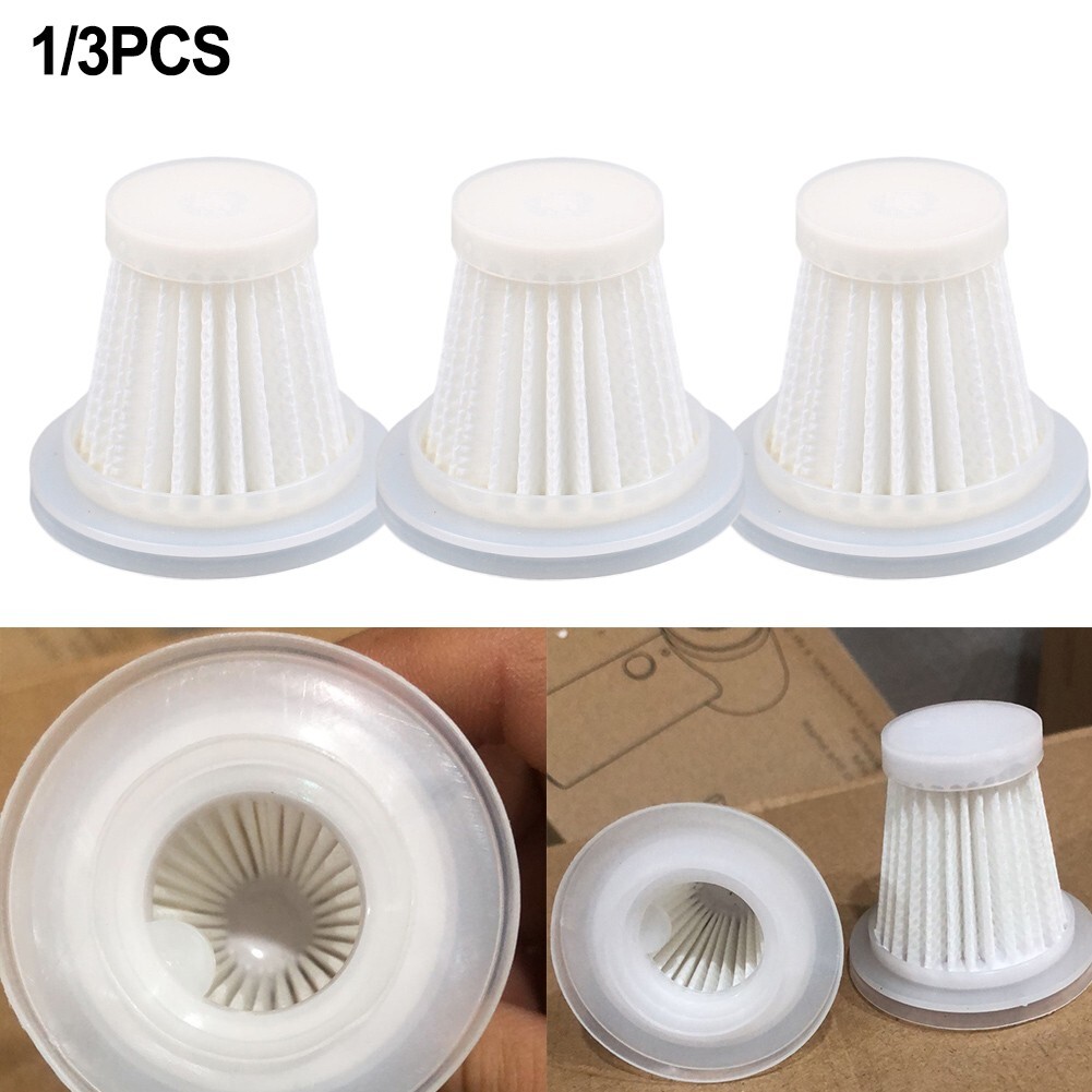 1/3Pcs Filter For Car Cordless Vacuum Cleaner Portabe Microfilter Accessories