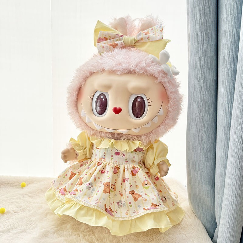 38cm for LABUBU Clothes The Monsters Plush Doll Handmade