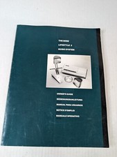 Bose Lifestyle 3 Original Owners Manual
